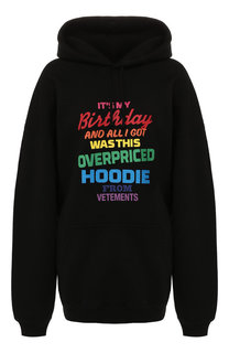 Хлопковое худи Vetements