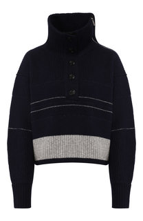 Шерстяной свитер Sacai