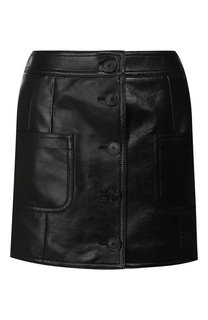 Кожаная юбка Givenchy