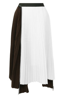 Шерстяная юбка Sacai