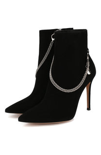Замшевые ботильоны Annie Gianvito Rossi