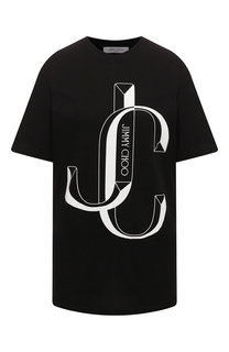 Хлопковая футболка Jimmy Choo