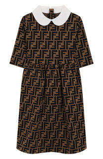 Хлопковое платье Fendi