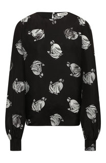 Шелковая блузка Lanvin