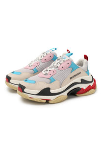 Комбинированные кроссовки Triple S Balenciaga