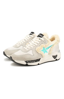 Кожаные кроссовки Running Golden Goose Deluxe Brand