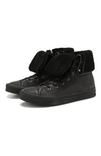 Кожаные кеды Lanvin