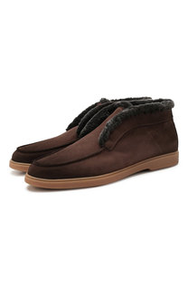 Кожаные ботинки Santoni