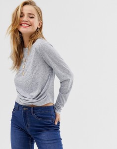 Футболка с длинным рукавом с узлом Pieces