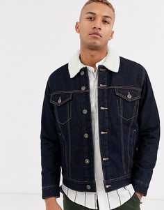 Джинсовая куртка на подкладке из искусственной цигейки Celio