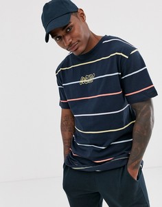 Футболка из крашеной ткани в полоску WESC Mason