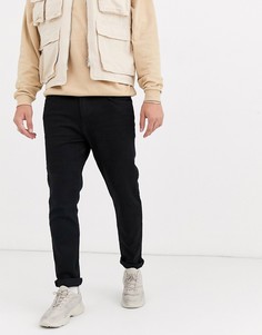 Черные джинсы узкого кроя Bershka