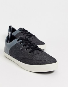 Синие кроссовки с комбинированной отделкой Boxfresh