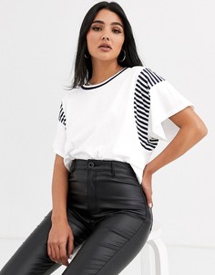 Спортивная футболка со вставкой G-Star