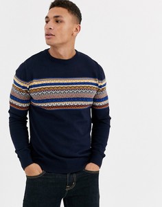 Джемпер из 100% хлопка с традиционным узором Фэйр-Айл Threadbare