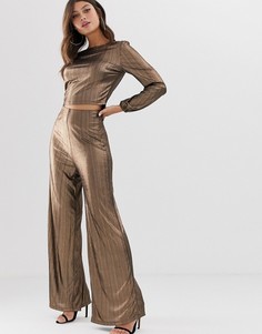 Брюки-клеш с пайетками Paper Dolls