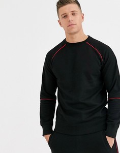 Топ с круглым вырезом и контрастной окантовкой Another Influence