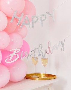Флажковая гирлянда "Happy Birthday" Ginger Ray