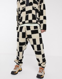 Черные жаккардовые джоггеры Obey Echo