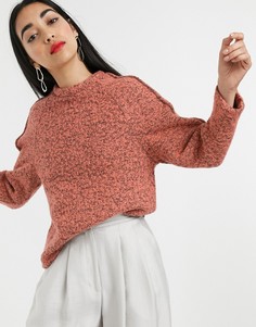 Свитшот с молнией сзади ASOS WHITE