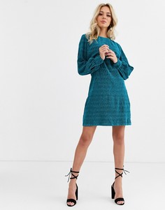 Свободное платье с эффектом металлик Glamorous