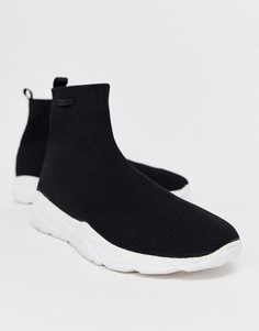 Черные кроссовки-носки Kurt Geiger