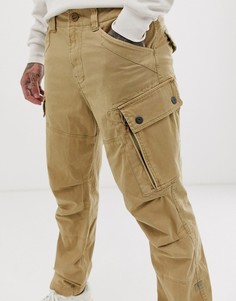 Светло-бежевые брюки-карго G-Star Roxic
