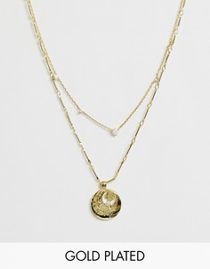 Позолоченное ожерелье Wanderlust & Co - October Birthstone