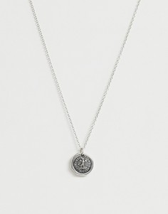 Серебристое ожерелье с подвесками Icon Brand