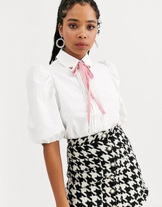 Хлопковая рубашка с пышными рукавами Sister Jane