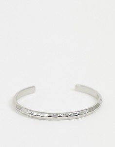 Серебристый браслет-манжета Icon Brand