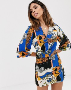 Платье с цветочным принтом AX Paris