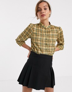 Блузка в клетку Gestuz Tjekke