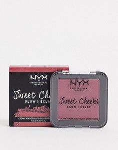 Компактные румяна NYX Professional Makeup Blush Glow - Red Riot