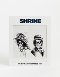 Временные переводные татуировки в виде черепа Shrine Halloween