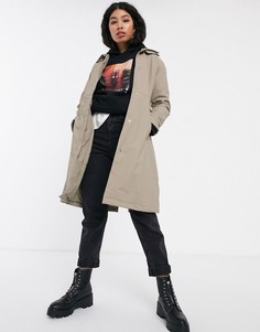 Тренч с поясом Rains