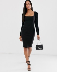 Платье с квадратным вырезом Vesper