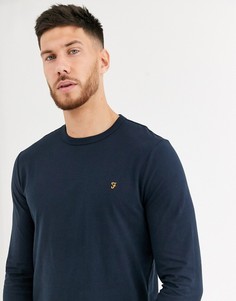 Темно-синий лонгслив Farah Worth