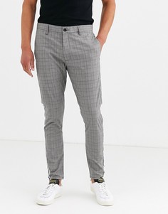 Брюки скинни в клетку Brave Soul