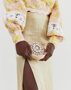 Круглый клатч с отделкой Glamorous