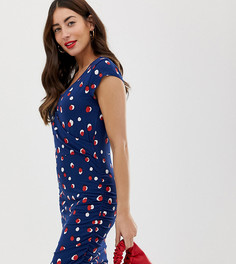 Трикотажное платье мини с принтом для кормящих мам Mamalicious Mama.Licious