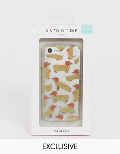 Чехол для iPhone с таксой Skinnydip