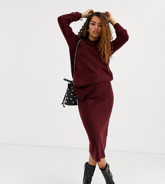 Комбинируемая юбка из пушистой пряжи ASOS DESIGN Petite