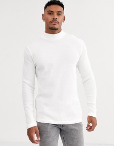 Белая водолазка из органического хлопка Bershka Join Life