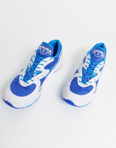 Синие кроссовки Saucony AYA OG