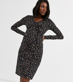 Трикотажное платье для беременных с принтом конфетти Mamalicious Mama.Licious