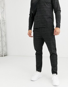 Комбинируемые брюки узкого кроя в клетку Native Youth