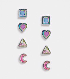 Серьги с камнями Reclaimed Vintage inspired