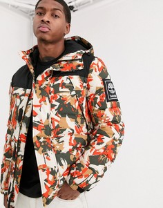 Дутая куртка с камуфляжным принтом Timberland