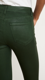 LAGENCE Margot Coated High Rise Skinny Jeans